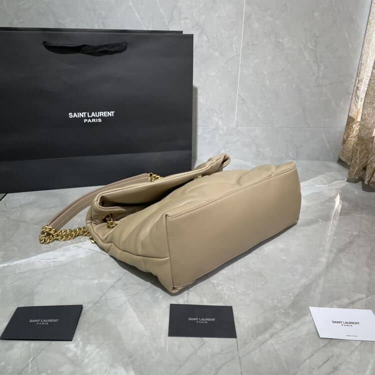 YSL PUFFER TOY WHITE CREAM BAG – YB020