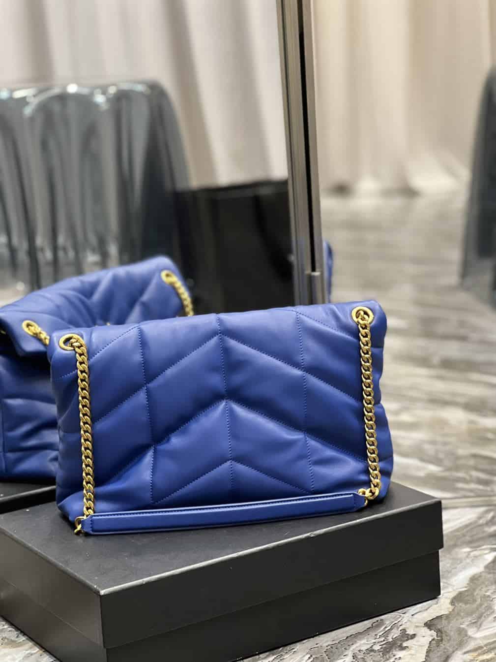YSL PUFFER TOY BLUE BAG – YB021
