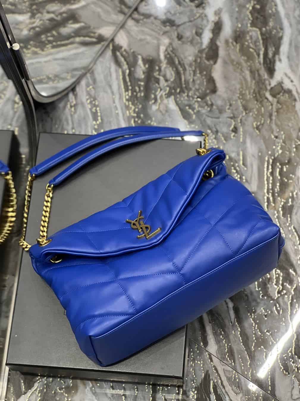 YSL PUFFER TOY BLUE BAG – YB021