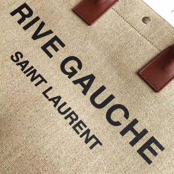 YSL RIVE GAUCHE CANVAS TOTE BEIGE BAG – YB025