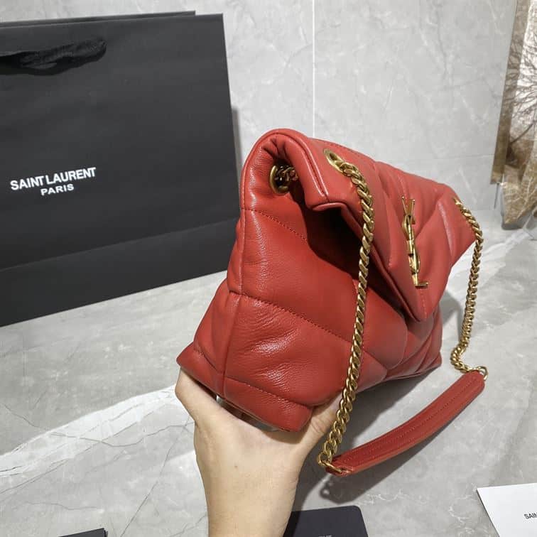 YSL SMALL PUFFER IN QUILTED NAPPA LEATHER – YB054