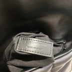 YSL SMALL PUFFER IN QUILTED NAPPA BLACK LEATHER – YB060
