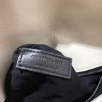 YSL SMALL PUFFER IN QUILTED NAPPA WHITE LEATHER – YB069